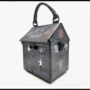 Kreepsville666 NWT Haunted House Top Handle Bag w/ Shoulder Strap